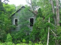 A creepy abandoned house