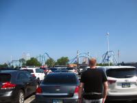 Walking up to the Cedar Point gates with Cody