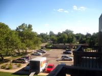 The view from Cody's apartment's deck