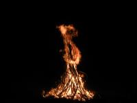 Picture of the bonfire at Ryan's