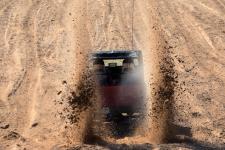 Informal drag races going on during Labor Day weekend on the Silver Lake Sand Dunes