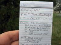 My log of a geocache about 2.5 years ago