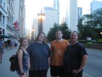 Group photo during our visit to Chicago. Mom's holding the camera