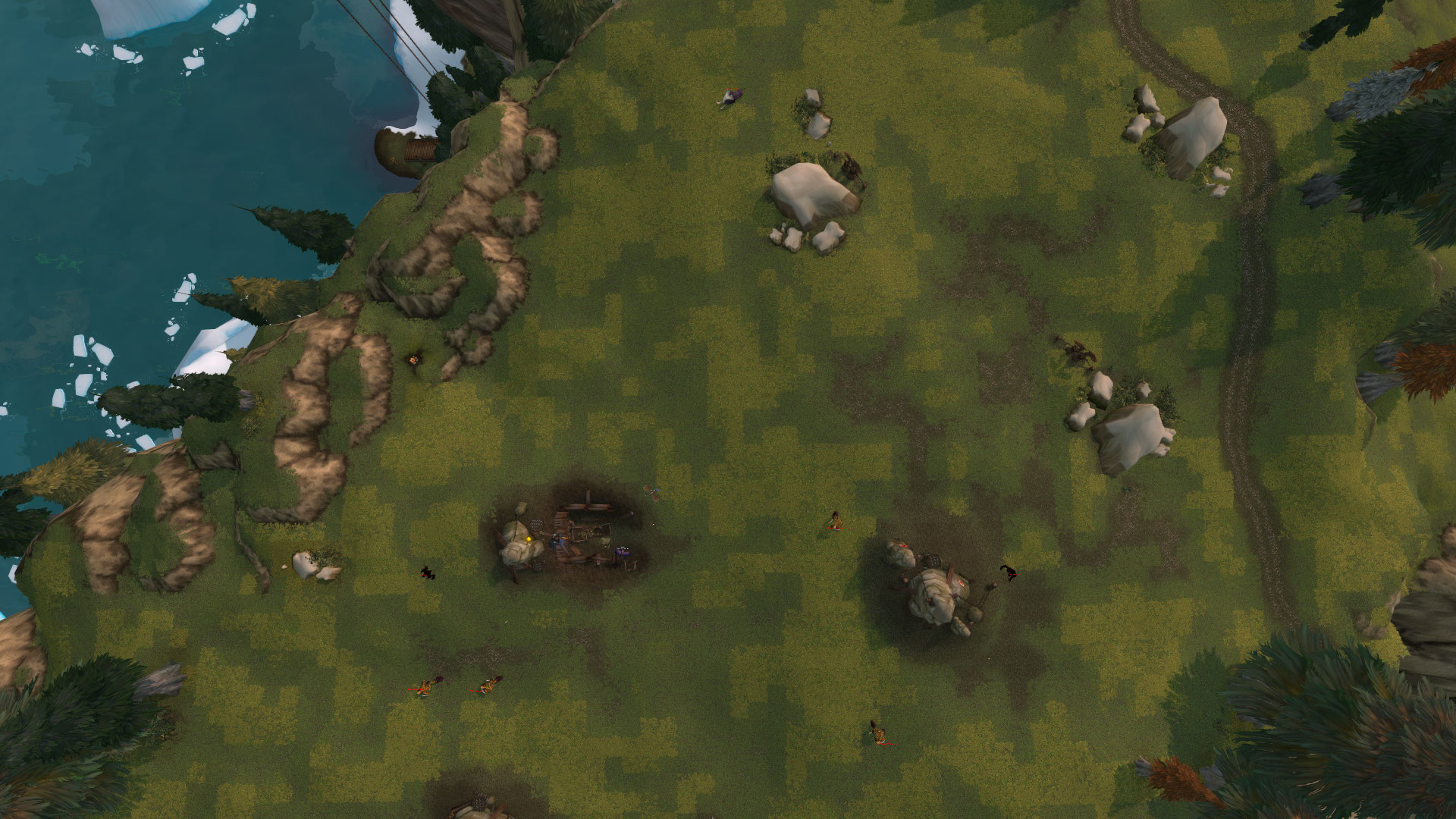 Weird terrain coloring bug in Howling Fjord