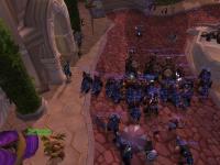 Everyone showing off their Black War Bears after a For the Alliance raid