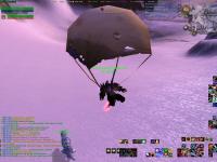 Parachuting down into Wintergrasp