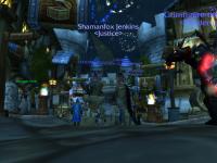 Watching the fireworks over Stormwind City on the fourth of July