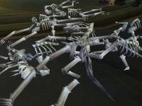 Skeletons left over from previous wipes on Auriaya