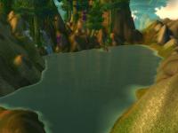 A pretty little lake hidden in the mountains of Stranglethorn