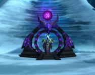 Pretty cool screenshot of the warlock gateway thing at the Frozen Throne