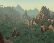 View of Spires of Arak from above during the day
