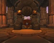Sitting on the throne overlooking the arena in Highmaul (accessed from outside, not inside)