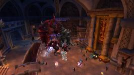 Giant people in Ironforge